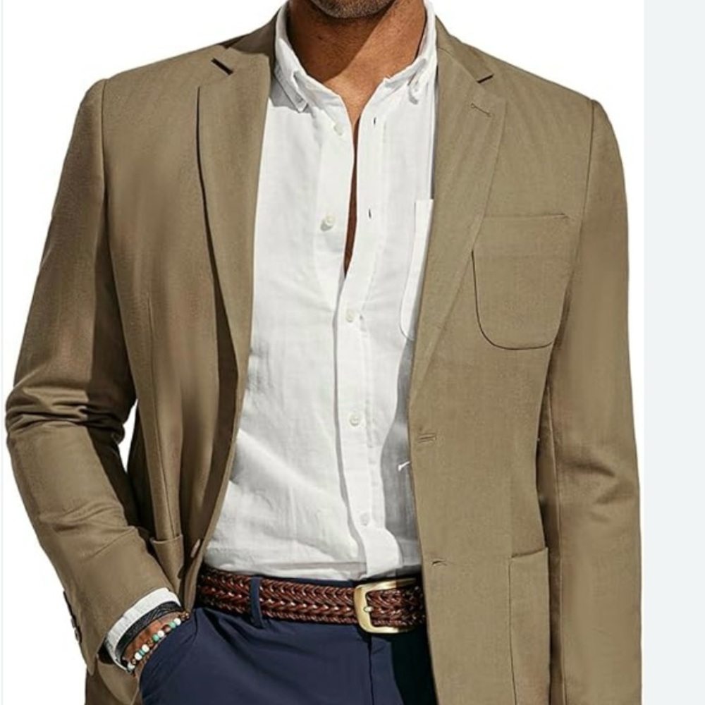 Men's Tan Blazer